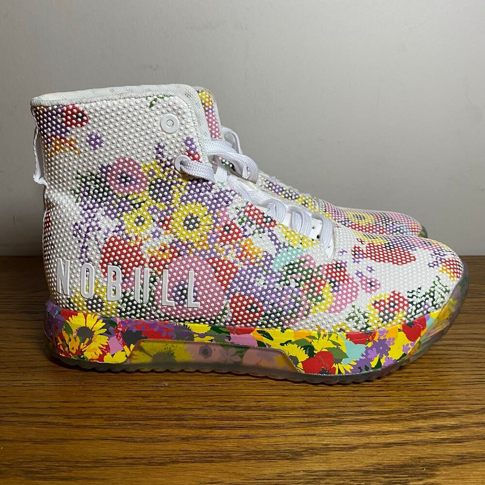 NWOT NOBULL SF Trainer+ High Super Blossom SuperFabric CrossFit Sneakers W7.5 M6